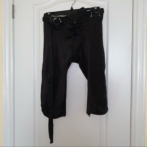 Alleson Athletic Black Football Pants Youth Large